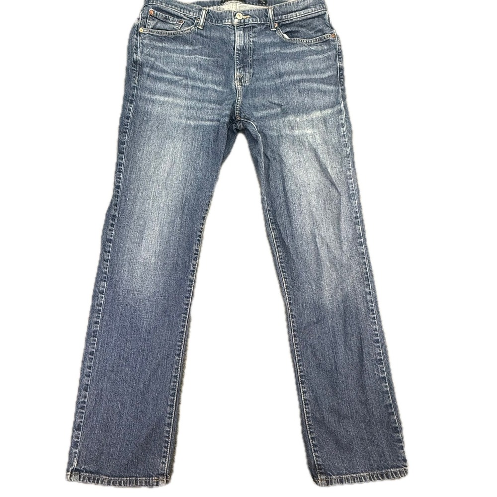 Lucky Brand 410 Athletic Slim Jeans Mens 34x30 Blue Medium Wash 7MP10186